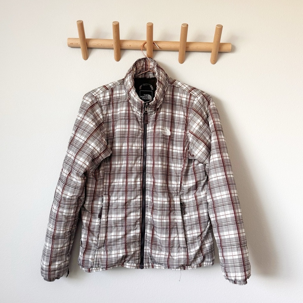 The North Face Brown Plaid Coat